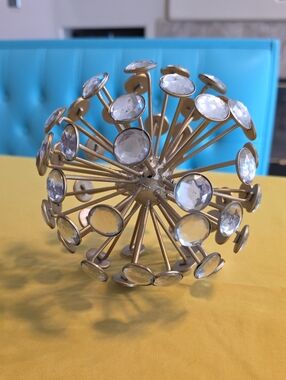 Mid-Century Modern Style ▪︎ Jeweled Sputnik Orb or Starburst Accent Ball 🛸